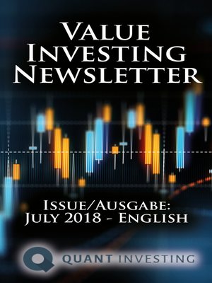cover image of 2018 07 Value Investing Newsletter by Quant Investing / Dein Aktien Newsletter / Your Stock Investing Newsletter